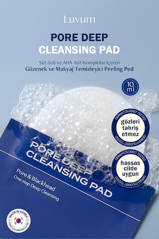 Luvum Siyah Nokta ve Gözenek Temizleme Pedi LUVUM Pore Deep Cleansing Pad 1 adet