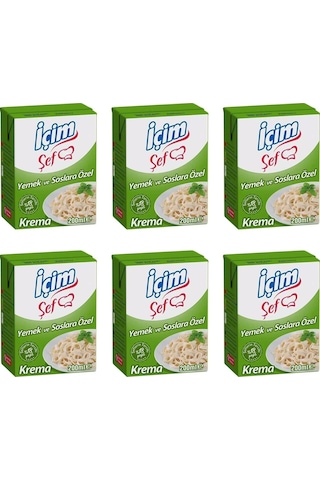 İçim Krema Yemeklere ve Soslara Özel 6 x 200 ML
