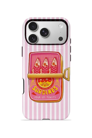 Apple iPhone Uyumlu 17 Pro Vorian Çift Katmanlı Magsafe Kılıf Sardine Club Pink
