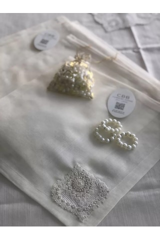 Buradabulabilirsin Sofra Takımı Kartanesi Gardenya Keten Yemek Takımı 160x220 Masa Seti 26 Parça Runner Set Kreme Gold Bbz