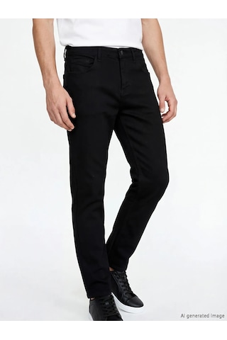 Lc Waikiki Siyah 750 Slim Fit Erkek Jean Pantolon