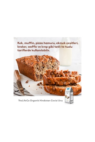 The LifeCo Organik Hindistan Cevizi Unu 350 G