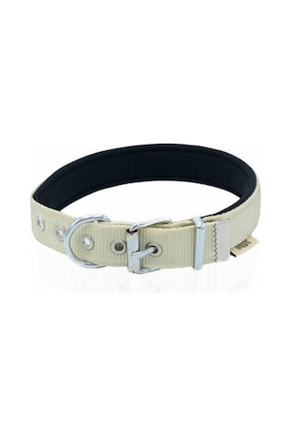 Softlu Köpek Boyun Tasması 3 Cm 42 Cm-50 Cm Haki
