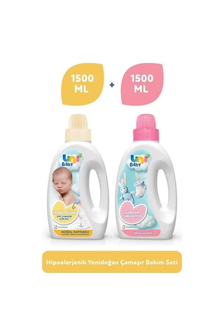 Uni Baby Yenidoğan Bebek Çamaşır Deterjanı Seti