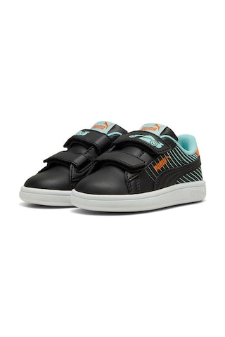 Puma Smash 3.0 Poised 2 Race Bebek Siyah Sneaker