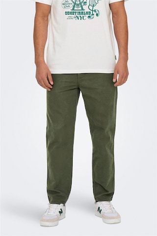 Only & Sons Onslou Taper 0194 Pant Erkek Yeşil Pantolon - 22030240 Yeşil
