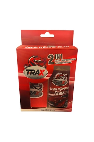 Trax Lastik ve Tampon Parlatıcı Cila Sünger 2 Li Set
