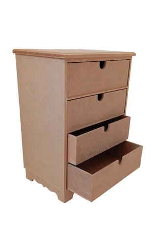 Çekmeceli Boyanabilir Kutu