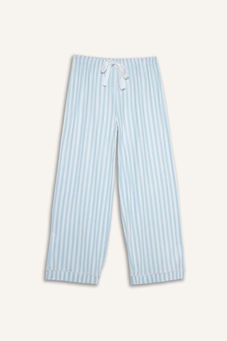 Defacto Regular Fit Çizgili Uzun Pijama Altı F6990ax26spbe772 Mavi-be772