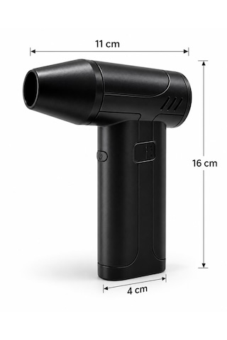 X9 Hava Üfleyici 130.000rpm Şarjlı Fenerli 5 Kademeli Turbo Fan 52m/s Güçlü Hava Üfleyiyici Taşınabili Cep Boyutunda Mangal Toz Şişme Çadır Şişe Yatak Deniz Yatağı Topu Şişirme 1