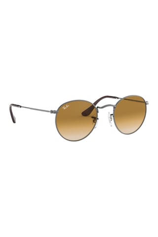 Ray-Ban Rb3447 004/51 50 21 Kahve Degrade Round Erkek Güneş Gözlüğü