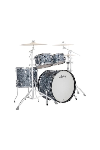 Ludwig Ln34023txa7 Neusonic Downbeat Shell Set Blue Pearl Amerikan Yapımı Akçaağaç/kiraz Gövde