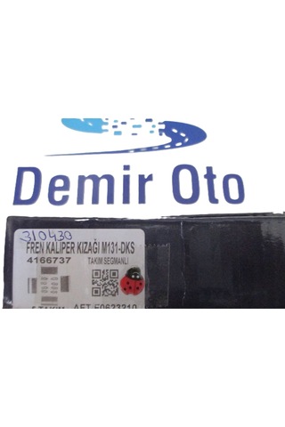 310430 Ön Disk Fren Kundak Takozu Sekmanlı Takım M131-edks