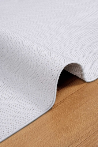 Valeryhome Venüs Sisal Beyaz Modern Dokuma Kilim Hasır Yıkanabilir Yolluk Beyaz