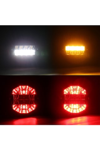 Ahmet Otomotiv Çeray 12,5cm Mini Hamburger Stop Led Lamba 24volt