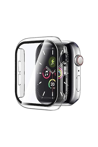Apple Watch Series 10 42mm Kılıf Clear Premium Slim Watchband Şeffaf Watch Series 10 42mm İle Uyumlu Kılıf - Şeffaf