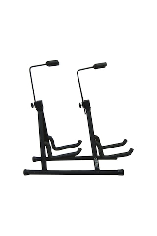 Presto Çiftli Sap Dayamalı Gitar Sehpası Standı