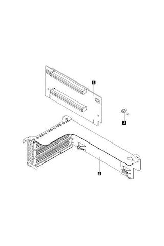 Lenovo 7Xh7A02678 Thınksystem Sr550/Sr650 X16/X8 Pcıe Fh Rıser 1