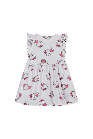 Hello Kitty 2-5 Yaş Elbise - Kırık Beyaz