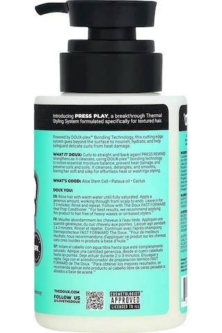 The Doux Press Rewind Bukle Koruyucu Şampuan 236.5ml Tüm Saçlar