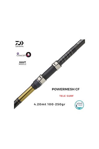 Daiwa Powermesh Cf 4.20mt 100-250gr Teleskopik Surf Kamış