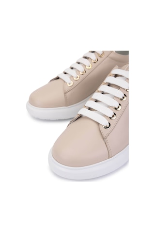 Mario Valentino Kadın Hakiki Deri Bej Sneakers & Spor Ayakkabı 1040 91j2310 Bn Ayk Sk25-26 Beıge/oro Bej
