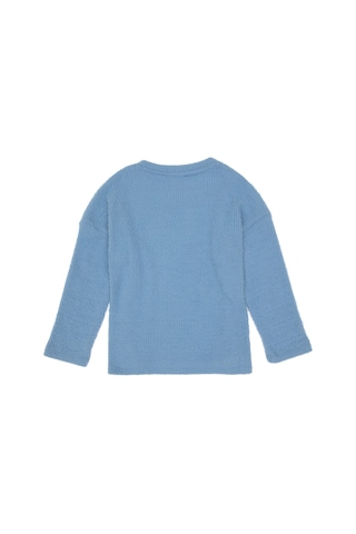 U.S. Polo Assn. Kız Çocuk Açık Mavi Bisiklet Yaka Sweatshirt 50290723-VR003