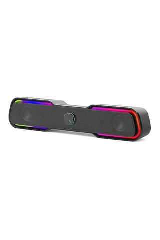 Hp Bilgisayar Dhe-6002 Için Soundbar 2x3w Gaming Rgb