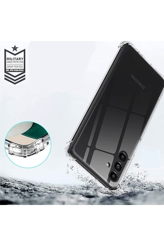 Galaxy S23 Fe Kılıf 2mm Anti Shock Silikon Kılıf