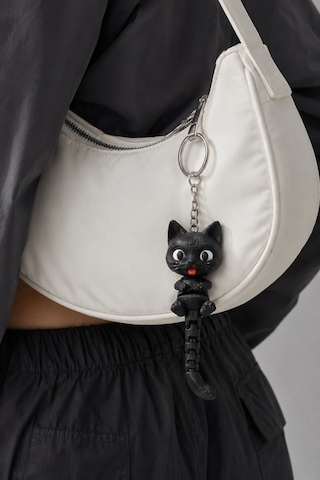 Esta3d Siyah Kedi Figür Anahtarlık Charm