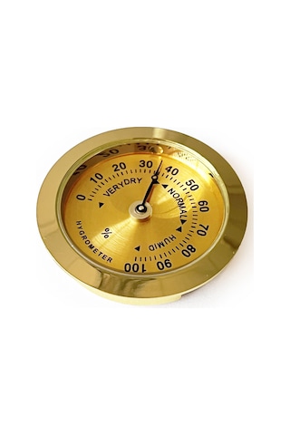 Analog Higrometre Nem Ölçer Humidor Puro Kutusu için Metal Çerçev N11.1837