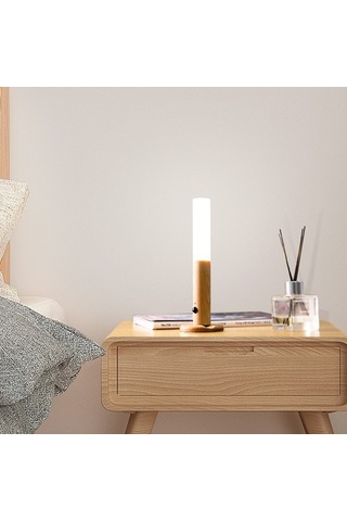 Youtek Beyaz Akçaağaçlı Akıllı Gündem Lambası - 4m 120 Entegre Sensör, 2700k-3000k Islak Beyaz Işık, 800mah Pil, Manyetik Montaj Diğer