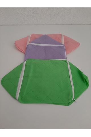 Mef Collection Çorap Hurcu 3'lü Çok Renkli