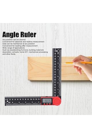 Youmex Dijital Açı Ve Uzunluk Ölçer 360 - Abs Gövde, Keskin Okuma, Kolay Kilitleme, Ev-diy, Ahşapçılık, Dekorasyon Araçları