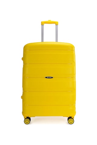 Wexta Wx-pp13 Carbon Sarı Kabin Boy Polipropılen Valiz Sari