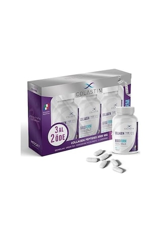 Maxiform Kolajen Tip 1 2 3 Güzellik Ve Form Bir Arada 3 Al 2 Öde 180 Tablet