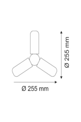 Helios Beyaz 3 Kollu Katlanabilir Pervane Led Ampul Pra-1192279-8