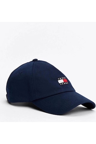Tommy Hilfiger Logolu Erkek Lacivert Şapka Lacivert