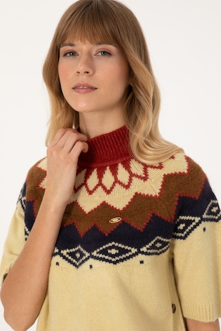 U.s. Polo Assn. Kadın Vanilya Kazak /triko 50310064-vr110 Vanılya