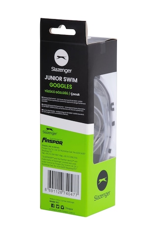 Slazenger Junior Yüzücü Gözlüğü Mırror Gl7 Smokewhitewhitblk Beyaz