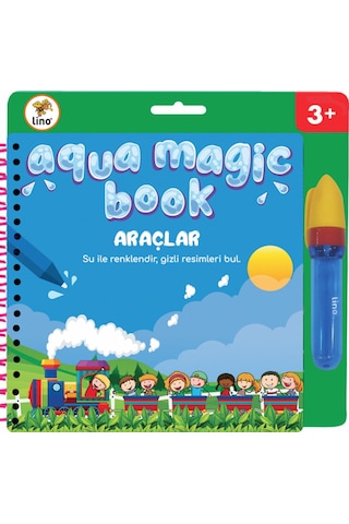 Aqua Magic Book - Araçlar Sihirli Boyama Kitabı