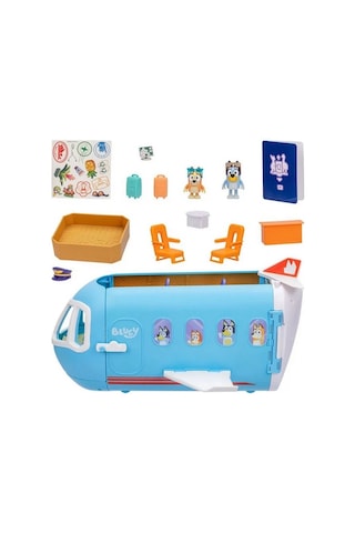 Moose Toys Bluey 3'ü 1 Arada Dönüşen Uçak Oyun Seti