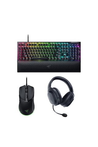 Razer Blackwidow V4 - Razer Barracuda X - Razer Cobra Bundle