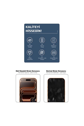 Mi 17t Uyumlu Mat Privacy Hayalet Nano Ekran Koruyucu Esnek Kırılmaz