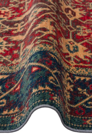 Hoom Rugs Cadis Kdm 09 Red Yeni Zelanda Yünü El Emeği Kara Tezgah Halısı Kırmızı