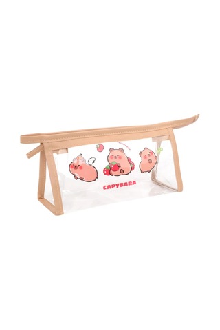 Kari Şeffaf Okul Çantası Kapibara 449872550 Bej