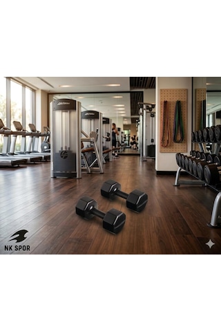 Nk Spor 5kg Dambıl Dumbbell Ağırlık Antrenman - Güç Ağırlığı- Egzersiz - Ağırlık Seti-fitness-gym-evde S