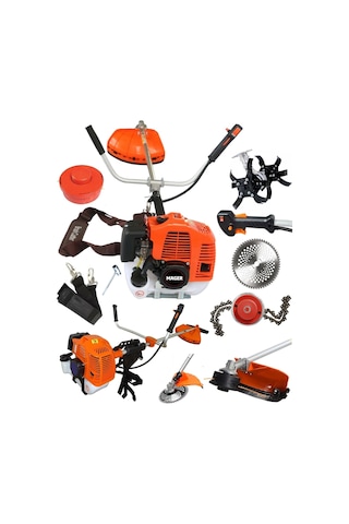 Mager 52 CC 9.9 HP Benzinli Yan Tip Çapa Aparatlı Tırpan Makinası Çapalama