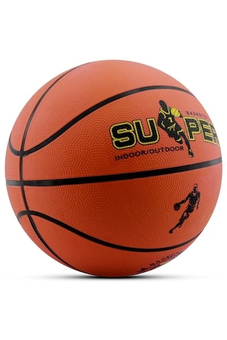 Basketbol Topu Iç Dış Mekan Pompa 7 Numara Turuncu