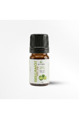 Bergamot Uçucu Yağı, 5 Ml, Citrus Bergamia Essential Oil, %100 Saf, Bergamut 30 Ml